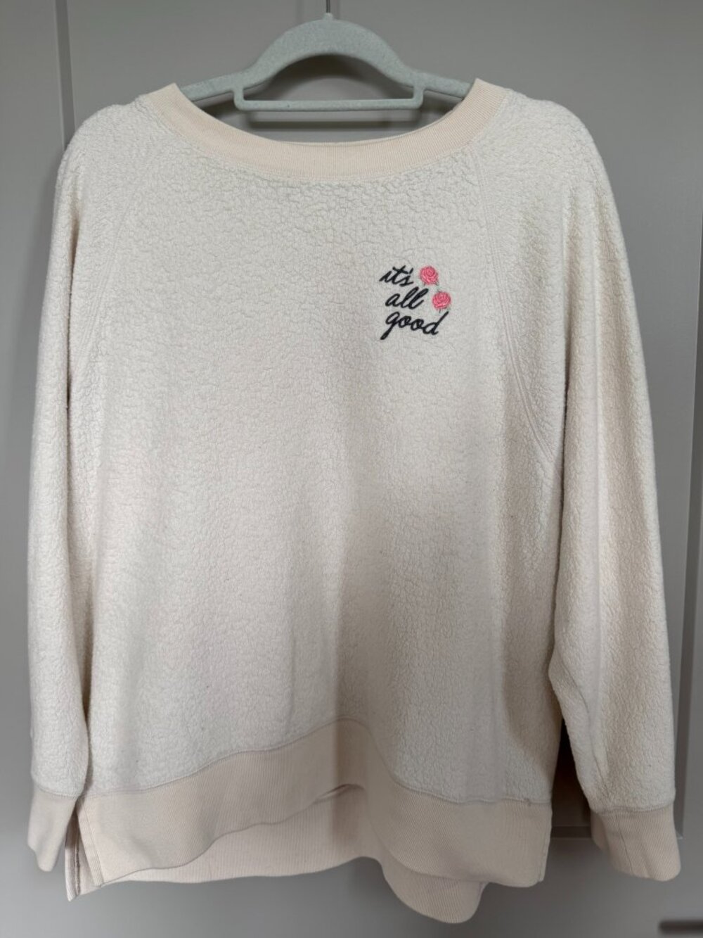 Victoria's Secret PINK White Sweater - Large